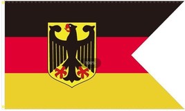 Deutschland German Naval Ensign Germany Navy War Banner Real Brass 3&#39;x5&#39; Flag - £14.78 GBP