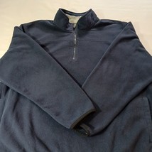 Athletic Works AW380145 Men's Blue Fleece 1/4 Zip Hoodie Sweatshirt XL (46/48) image 7