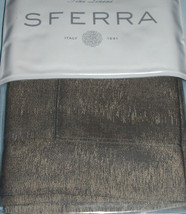 Sferra Belardo Standard Pillow Sham Indigo Cotton Sateen Jacquard Italy New - $65.90