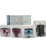 HP 02 Vivera Printer Inks Lot of 4 Black Lt Cyan Magenta Lt Magenta EXP ... - $270.65 MXN