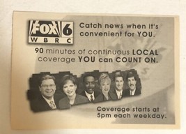 Fox 6 News Vintage Tv Guide Print Ad Birmingham Alabama TPA24 - £4.57 GBP