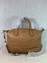 NWT Tory Burch Cardamom Pebbled Leather Carter Small Satchel - $498 - $498.00