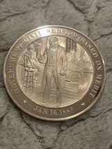 Bronze Proof Medal Government Civil Service Based on Merit January 16 1883 - $56.35 MXN