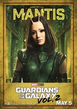 2017 Guardians Of The Galaxy Vol 2 Movie Poster 11X17 Marvel Star Lord Mantis  - £9.13 GBP