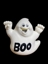 VINTAGE Boo Ghost 1970s Light Up Halloween Plastic Blow mold Spooky NO L... - £25.22 GBP