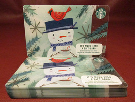 Starbucks 2017 Wadja Do in My Coffee? Snowman Gift Card New with Tags - £3.44 GBP