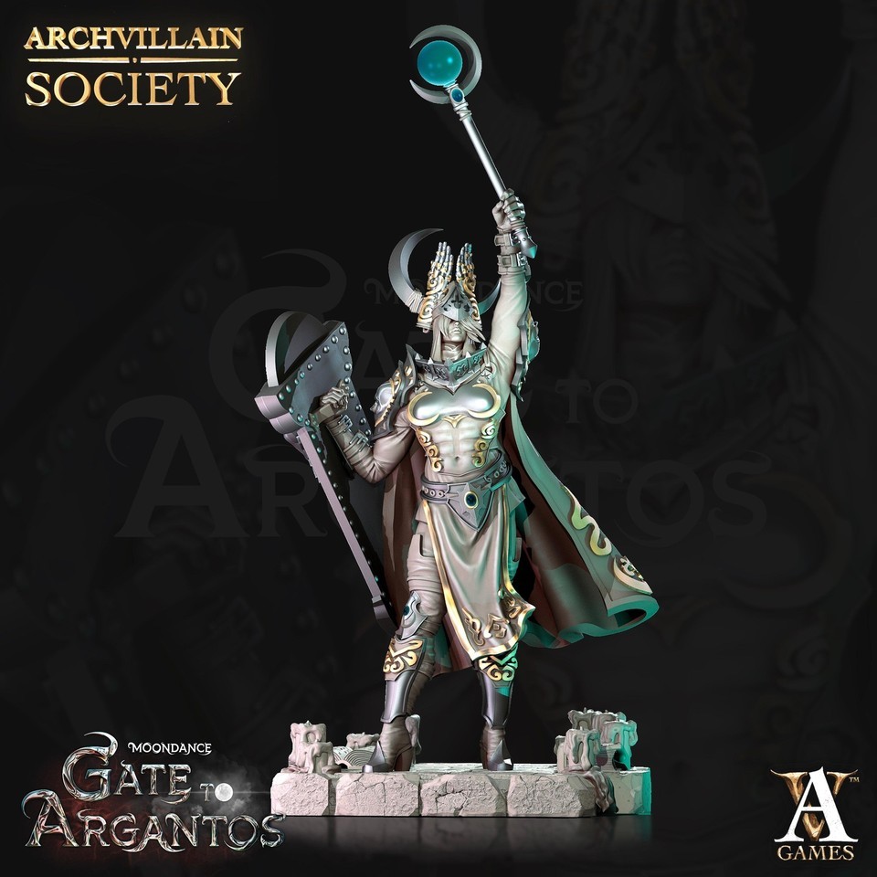 3D Printed Archvillain Games Zinnia Hammond - Warpriest of Celadren Moon... - $10.02+