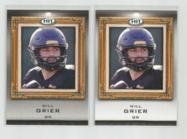 Will Grier 2019 Sage Hit PRE-ROOKIE CARDS-GREY And White BACKGROUNDS-LOOK - £14.84 GBP