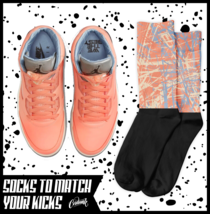 5 Crimson Bliss Leche Blue Sail Socks Coral DJ T Shirt To Match Outfit TIGER - £16.53 GBP