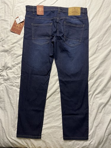NWT Akademiks Jeanius Jeans Men’s 36x34 Blue Denim Loose Straight Pants Item image 4