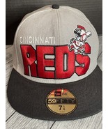 Cincinnati Reds New Era 59fifty hat 7 1/8 - $14.09