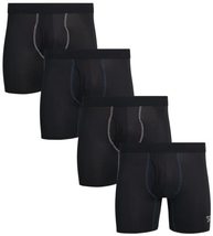 Reebok Men&#39;s Boxer Briefs - 4 Pack Soft Performance Boxers for Men with ... - $25.01+