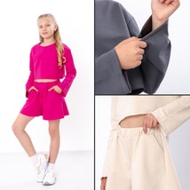 Clothing Set (Girls), Summer,  Nosi svoe 6465-057 (svitlo-malynovyj) - $42.71+