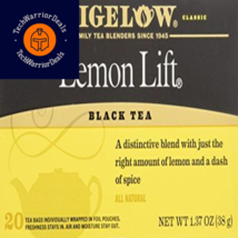 BIGELOW Lemon Lift Tea (Pack Of 3) 20 Count of  - £21.95 GBP