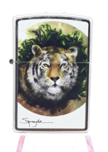 Spazuk Tiger  Zippo Lighter  - Street Chrome Finish - £21.88 GBP
