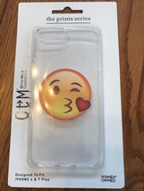 On The Move Essentials ~ Clear Case Kissing Face Emoji Print iPhone 6 &amp; ... - $5.87