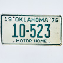 1976 United States Oklahoma Base Motor Home License Plate 10-523 - £14.70 GBP