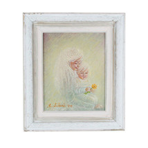 &quot;A Daisy For My Mommy&quot; By Anthony Sidoni 2008 Signed Oil Painting 14&quot;x12&quot; - £1,639.69 GBP