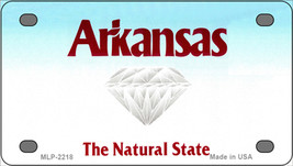 Arkansas Blank Novelty Mini Metal License Plate Tag - £11.95 GBP