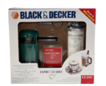 Black &amp; Decker Express Mio # EE200 Microwavable Espresso Kit SEALED - $14.84