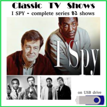 I SPY - 82 1 hour shows  classic tv - $24.27