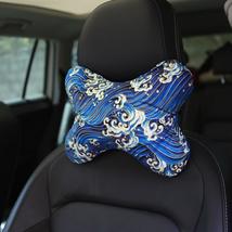 JDM Japan Style Car Pillow Neck Rest Sakura Koi 1pc - £15.81 GBP