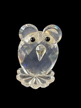 Swarovski Vintage Miniature Crystal Glass Figurine Mini Owl - £18.58 GBP