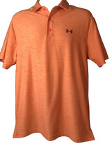 Under Armour Men&#39;s Polo Shirt Short Sleeve ￼ Orange ￼Size MD/MM - £12.46 GBP