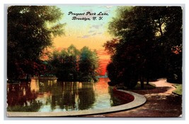 Prospect Park Lake Brooklyn New York NY 1908 DB Postcard T5 - £3.91 GBP