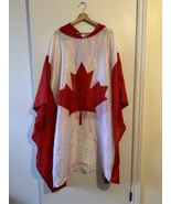 MENS L/XL Patriotic Canada Poncho Team Canada Hockey - $645.41 MXN