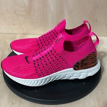 Nike React Phantom Run FK 2 Women Size 8.5 Running Shoes Sneaker DQ7649-600 Pink - £29.12 GBP