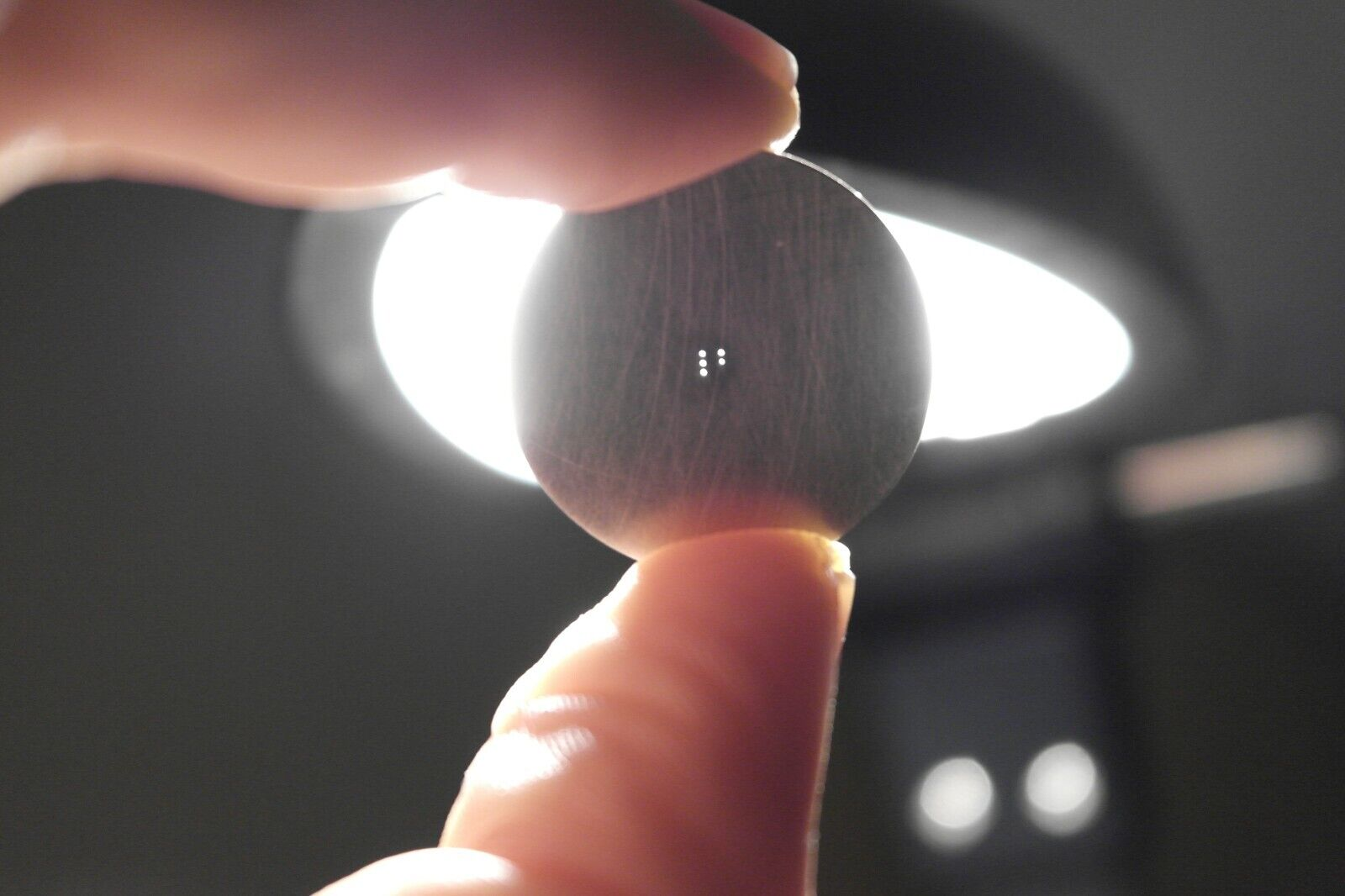 HIGH PRECISION PINHOLE 150 micron 0,15mm stainless steel NEWPORT THORLAB... - $29.95