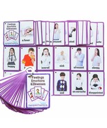 Kids Gifts English Flash Cards Pocket Card Educational Learning Baby Toy... - £14.21 GBP