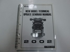 2002 Suzuki New Model Technical Update Seminar Manual FACTORY OEM BOOK 02 *** - $17.95