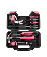 39-Piece Pink Tool Kit for Women - Essential Tools for Home and Office - €20,20 EUR
