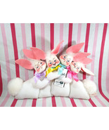 Vintage Annalee Mobilitee Dolls 11&quot; BUNCH OF BUNNIES Easter Plush 2002 w... - $1,273.06 MXN