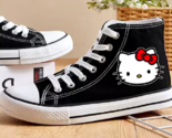 Adult Women High Tops Hello Kitty Sneakers Canvas Tennis Shoes Athletic ... - $29.95