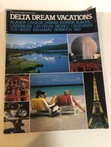 Vintage Delta Dream Vacations Booklet Brochure 1987 - £7.75 GBP