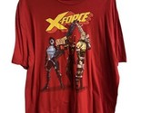 Marvel Comics X-Force T Shirt Mens Plus Size 2X  I&#39;m with Stupid Red Cre... - £8.09 GBP