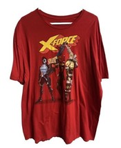 Marvel Comics X-Force T Shirt Mens Plus Size 2X  I&#39;m with Stupid Red Cre... - $10.04