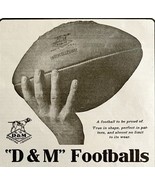 1916 D&amp;M Footballs Draper Maynard Advertisement Sports Plymouth NH DWMYC3 - $371.04 MXN