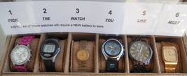 Pick The Watch You Like The Most: Geneva; Seiko; Water Resistant; Large Face - £9.73 GBP+