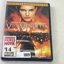 V for Vendetta (Full Screen Edition) - DVD Natalie Portman - VERY GOOD - £2.12 GBP