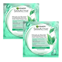 Garnier SkinActive Moisture Bomb Sheet Mask, 1 Count (Pack of 2) - $247.00 MXN