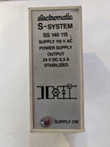 Electromatic S System SS 140 115 Power Supply Output - CARLO GAVAZZI - $128.69