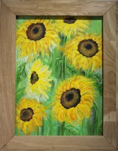 Contemporary art original . Sunflower Rush - €151,18 EUR