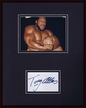 Tony Atlas Signed Framed 11x14 Photo Display JSA WWF - £50.25 GBP