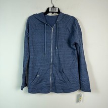 Style &amp; Co Womens M New Uniform Blue Hooded Jacket NWD BN10 - $19.59