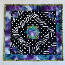 Handmade Quilt Wall Hanging Wanda E Tamasy Signed Dated #284 18&quot; x 18&quot; C... - $29.95