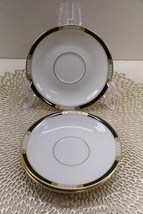 New Lenox Hancock Presidential Collection  Lot Of  Four  5.5&quot;  Saucers G... - £21.77 GBP